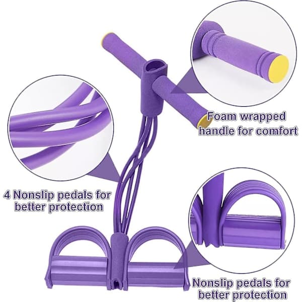 Pedal Resistance Band, Pull Strap, Elastic Pull Rope, Exercise Equipment, Yoga Stretching, Weight Loss Training