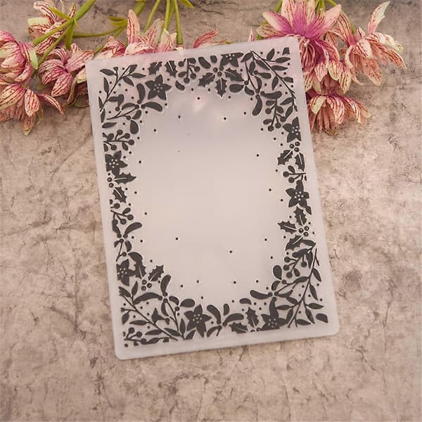 Embossing Folder DIY Craft Templates Stamps Stencils Scrapbook Paper Cards_tfrf
