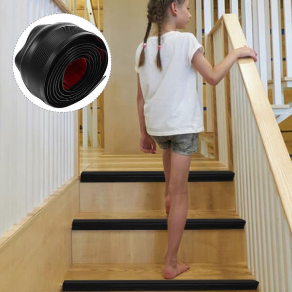 Selvklebende trappeneslist for kantbeskyttelse på trappetrinn [JUN]