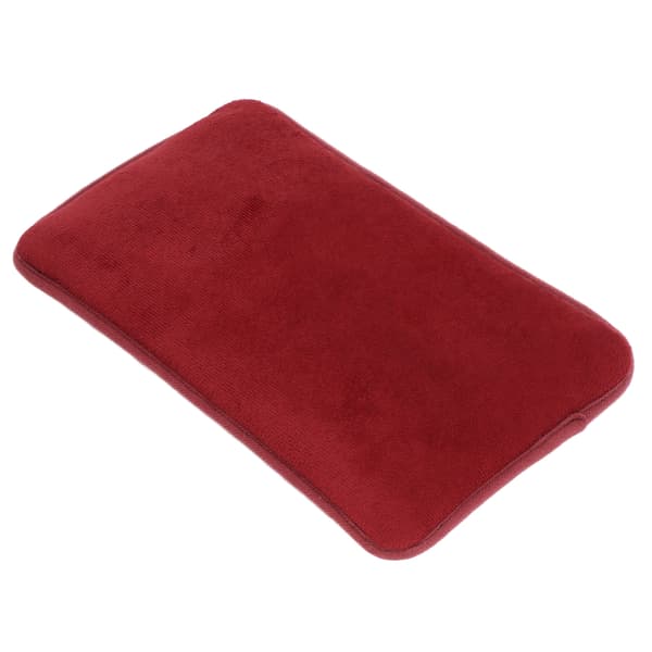 USB Hand Warmer Portable Foldable Fast Heating Electric Heated Pocket Hand Warmer for Home Office Wine Red
