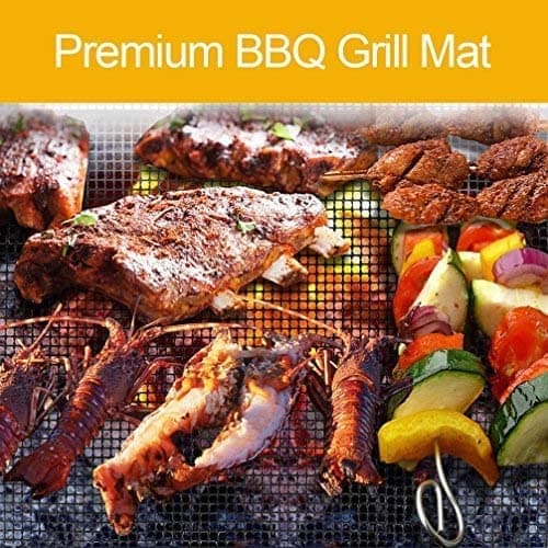 INF Grillnät/grillmat Non-stick Svart 3-pack