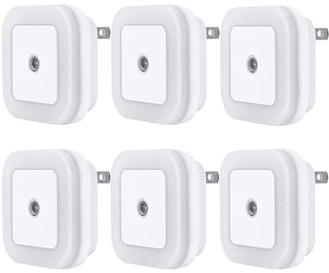 Skymning till gryning, 6-pack LED optisk kontroll induktionslampa med S