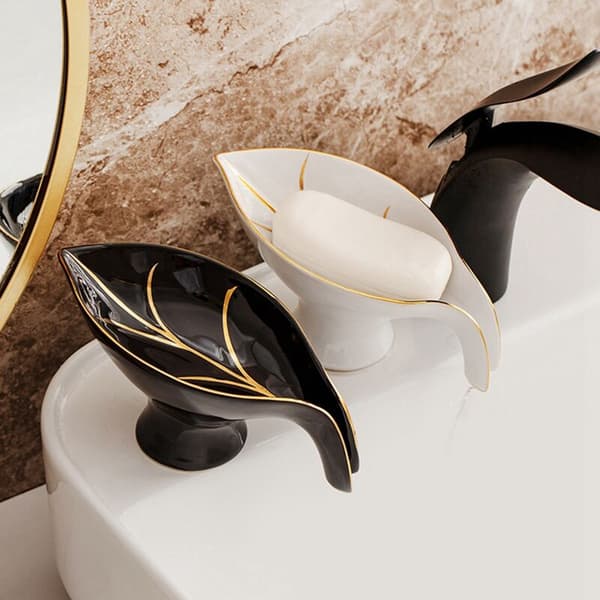 Luxury Ceramic Drain Rack Packaging Boxes Holder Kitchen Organizer Shelf Sleeve 1