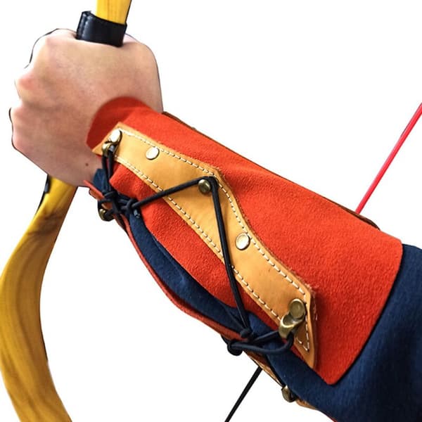 High-Quality Cowhide Leather Armguard Safety Protection Recurve Bow
