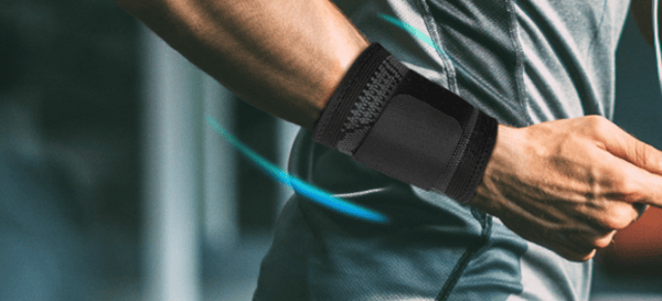 Svart og grå, armbånd, elastiske armbånd for menn og kvinner, b
