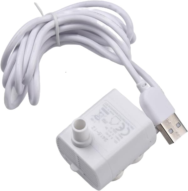 USB-pump tyst drift akvariefontänsystem och trädgårdsfunktion multifunktionellt vatten med dränkbar för små applikationer, cirkulation