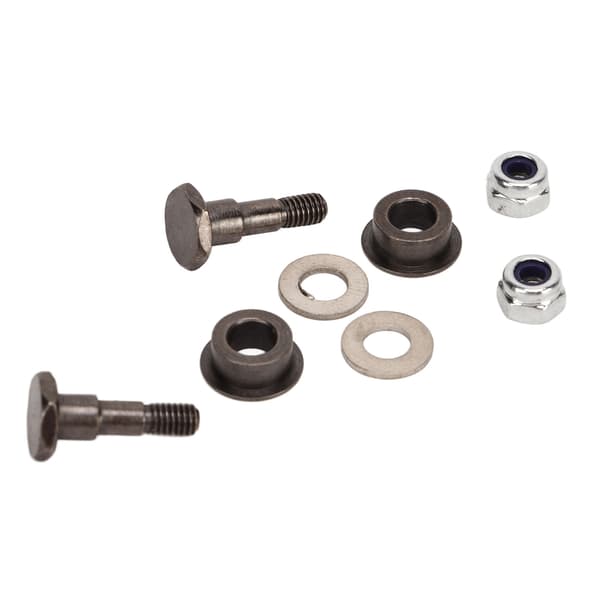 Professionel 14 mm rustfrit stål udskiftning RC styreskrue til RC bildele sort