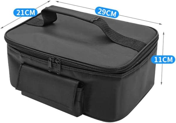 12V Køletaske til Bil, Elektrisk Picnicpose Madpakke Sammenfoldelig Køletaske til Picnicmad - 29cmx21cmx11cm