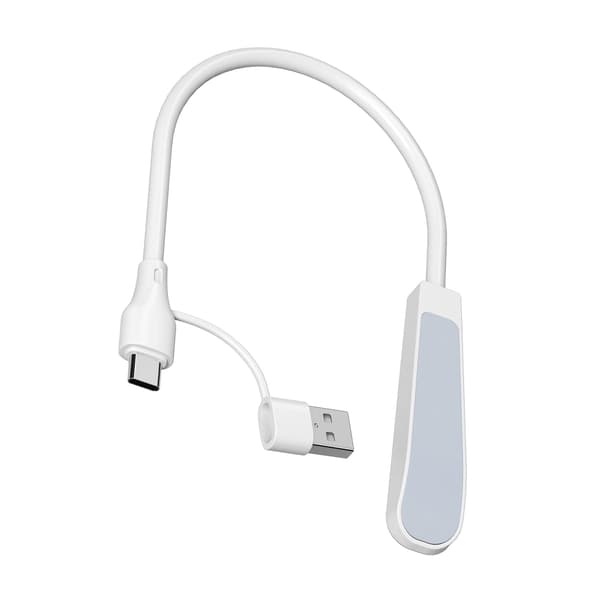 USB-C Fleksibel LED-leselampe, liten og bærbar, perfekt for studenter, kontor og laptop - LED-skrivebordslampe