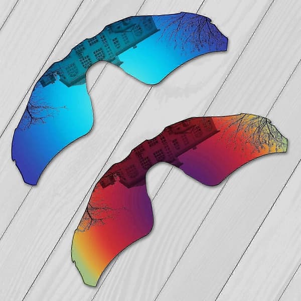 Oakley Radar EV Path OO9208 Replacement Lenses and Nose Pad Kit Blue+Midnight Sun Blue+Midnight Sun