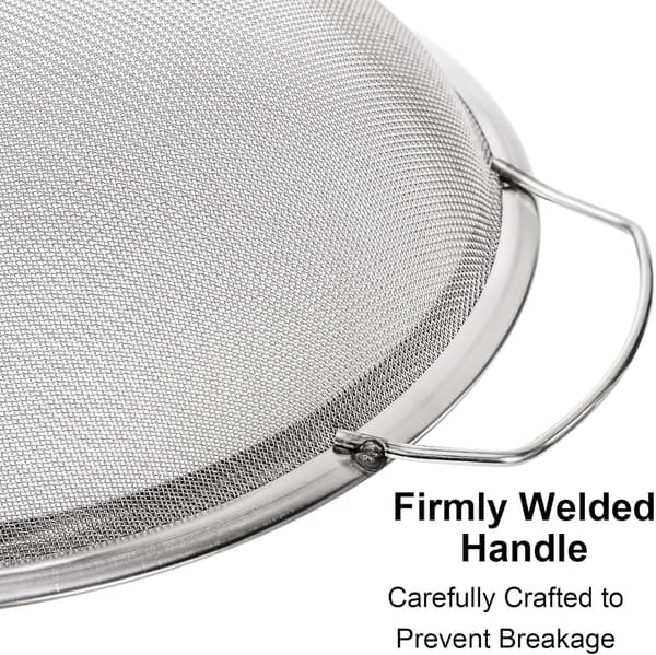 2-pakning finmasket malingssil, 11,5 tommer rustfritt stål 60 filter passer til 5-gallons bøtte