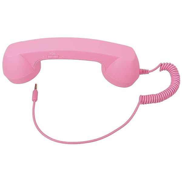 Retro 3,5 mm telefonrør: Stilfuldt ABS-design, klar lyd, perfekt til smartphones