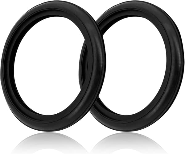 Spolrörstätningar för cisterner, 2-läpps spolrörstätningar, kompatibla med reservdel 362.771.001, ytterdiameter 55 mm, innerdiameter 42 mm