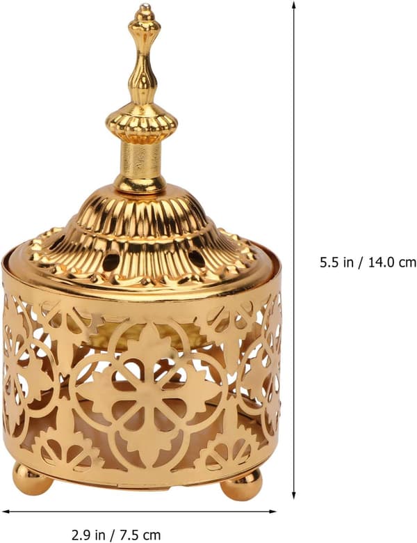 Arabisk Røgelsesbrænder, Metal Vintage Aromaterapi Lampeholder