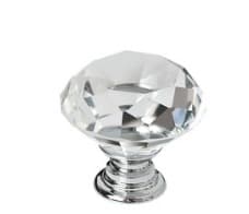 10 stk krystallglass skapknapper sett skuffeknapper kommode skap