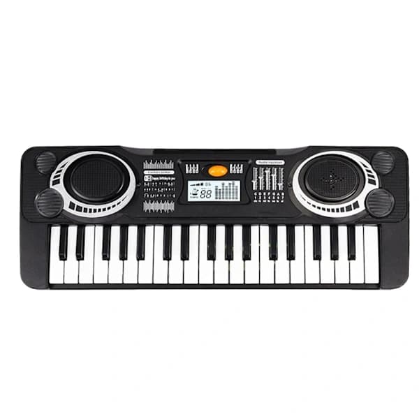 Keyboardpiano for barn, 37 tangenter, elektronisk digital musikalsk leke for gutter og jenter