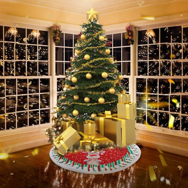 Julgransmatta, Julgransmatta, Julgransöverdrag, Röd