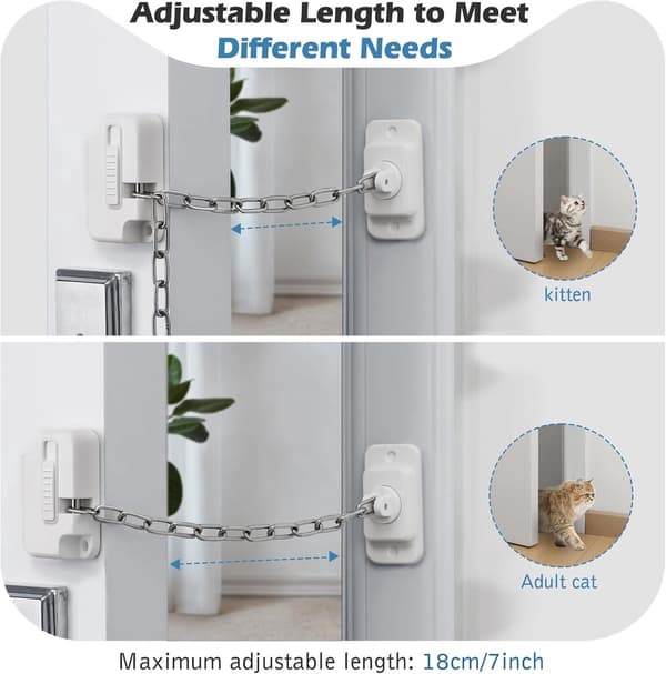 Adjustable Window Locks, No Punching, Child Safety for Metal and Sliding Windows