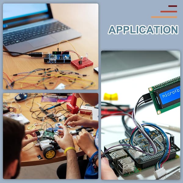 DC-DC Buck Converter Spenningsregulator Step Down Strømmodul AMS-1117 6.5-12V til 5V 0.8A for justeringstransformatorer 6 stk. varepakkeantall - 6 stk. item_package_quantity