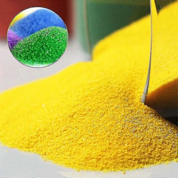 (pow yeah!) Never Wet Magic Sand Magisk Sand Aldrig Våt Sand 100g Keltainen
