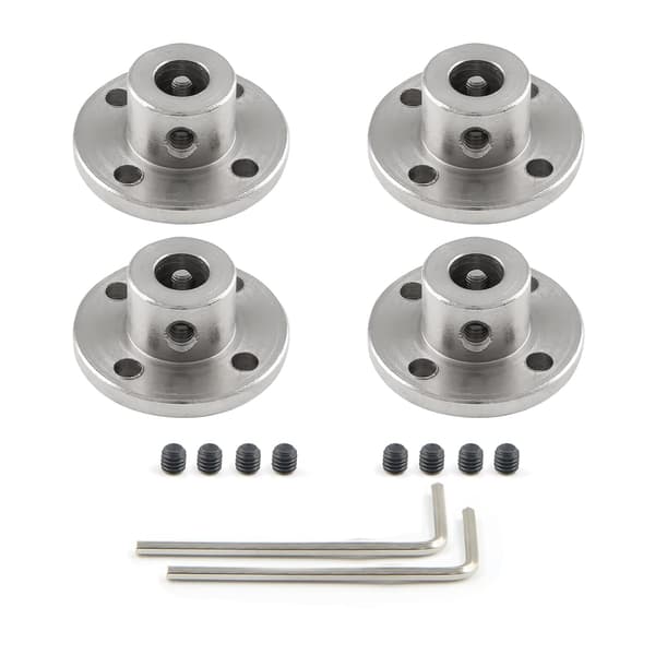 4 STK 8mm Flangeakselkobling 4 STK 8mm 8mm size_name