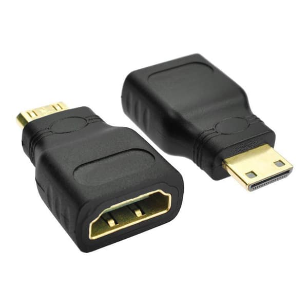 5-pack pläterad eller minihane till hög typ C till typ A-adapter kompatibel med Zero, videokamera, DSLR, surfplatta, grafikkort