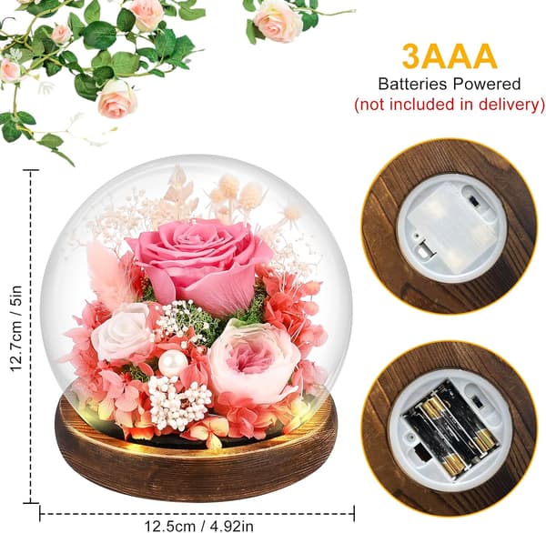 Evig Rose, Valentinsdagsgave til kvinner, Julegave til morsdag