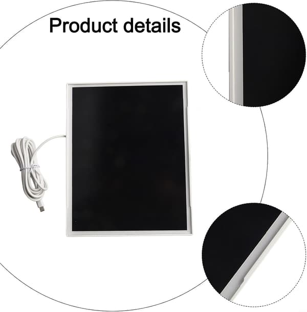 IP66 4M USB-kabel Utendørs Batteri Sikkerhetskamera Monokrystallinsk 10W 5V Solcellepanel med for