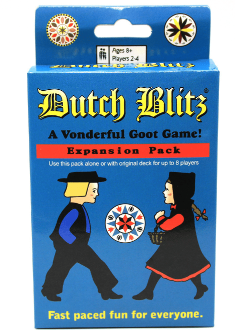 Dutch Blitz Dutch Blitz perus- ja laajennettu perhepelikorttipeli laajennukset Extensions