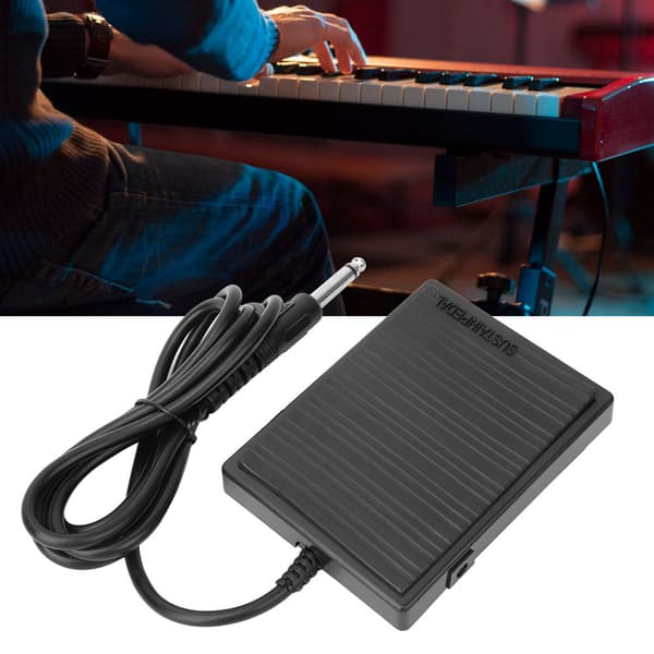 Pianofod Sustain Pedal Universal Elektronisk Keyboard Synthesizer Tilbehør