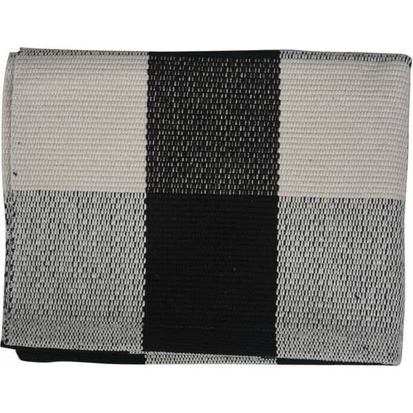 Cotton Plaid Rug, 23.6