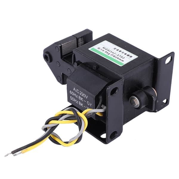 AC Push Pull Trækkraft Solenoid Elektromagnet 220VAC 49N 20mm Slaglængde
