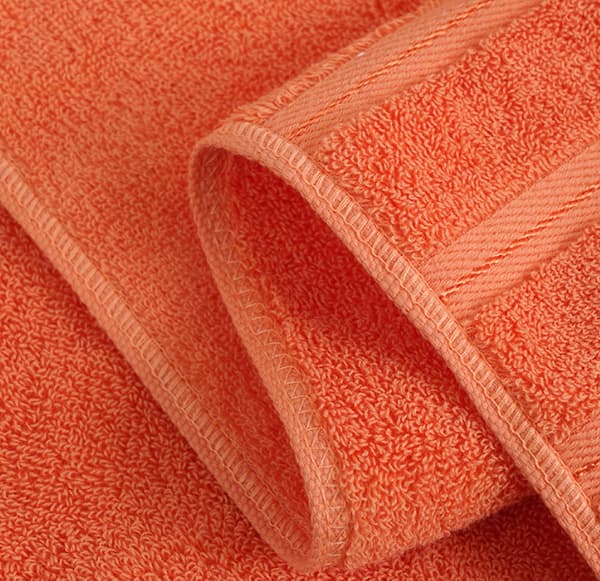 35cm*35cm, orange, håndklæde og badehåndklæde, tyk bomuld, absorberende