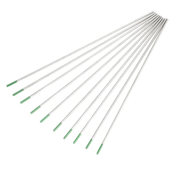 AC TIG-svejsning Grøn Spids Wolfram Elektrode 2.0x150mm 10 stk.