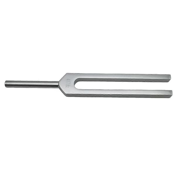Stemmegaffel i aluminiumslegering, 417Hz stemmegaffel med silikonehammer, til testning af nervesystemet