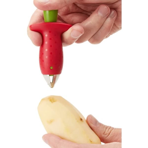 1 stk jordbærplukker plukker Sølv one size