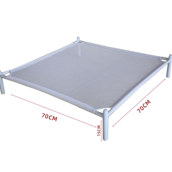 White 70 * 70 * 15 cm sweater dryer with fabric folding legs