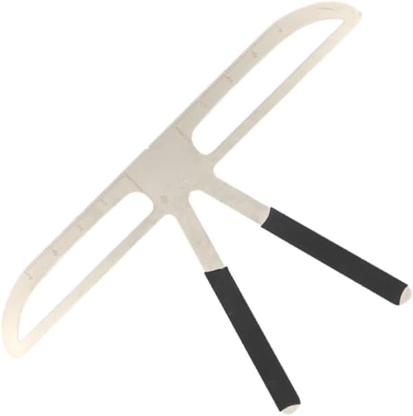 3pcs Eyebrow Ruler Straight Eyebrow Stencil Kit Three-Point Balance Positioning Eyebrow Drawing Tool