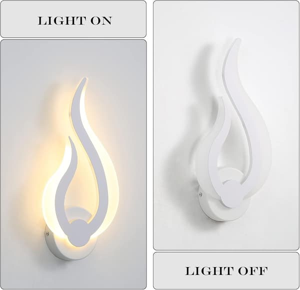 Indoor Wall Lamp, Modern LED Wall Light 10W, Warm White 300