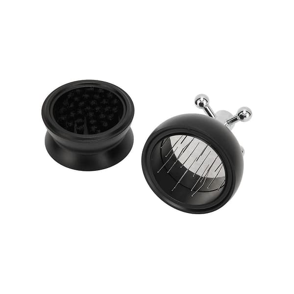 Sort Kaffedistributør, sparer 22 nåle Rotationsventilhoved Kaffenålsdistributør Fast Cove