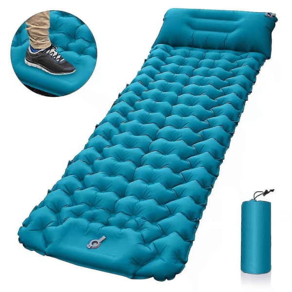 Self-Inflating Camping Mattress: Thick Lightweight Single Camping Mattress Inflatable and Connectable Double Camping Mat and Compact Inflatable