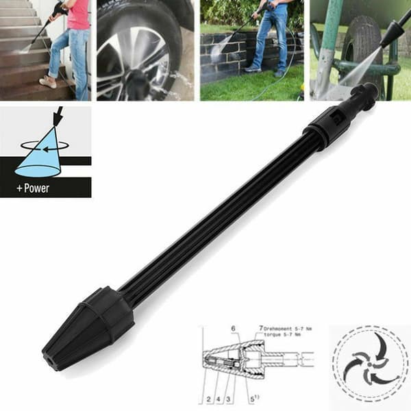145 Bar Turbo Lance för Karcher K2 K3 K4 K5 Högtryckstvättmunstycke