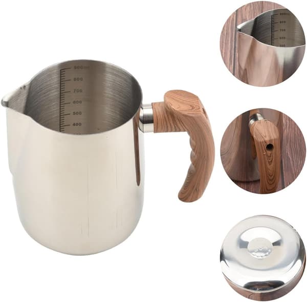 Stainless Steel Melting Pot with Scale, Thickened Pouring Cup for Handmade DIY Candle Making