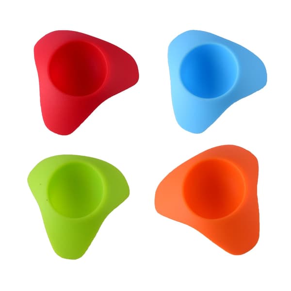 Egg Cup Serving Stand with Silicone Base. Hard-boiled or Soft-boiled Eggs. Quick Breakfast/Brunch. Easy to Clean.
