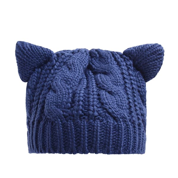 Dame Basker Twist Vinter Strikket Hat Japansk