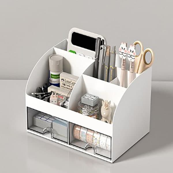 Office Storage Box for Desk, Small Drawer Storage Cabinet BLUE Blue Blue Blue