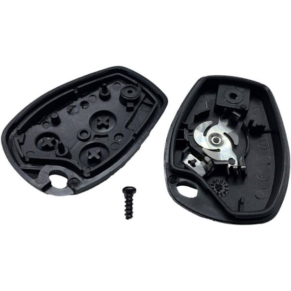 Key Shell without Blade Compatible with Renault Clio 3, Kangoo, Master, Modus and Trafic - 3-Button Remote Car Key Case