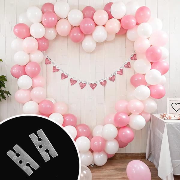 300 stk. H-formede ballonbindere til forsegling, genanvendelige forseglingsclips