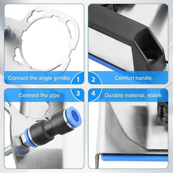 Angle Grinder Attachment Suitable for 45° Chamfer Cutting of Tiles
