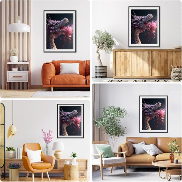 30 × 40 cm Diamantmaleri Kunstsæt Dyr, 5D Diamantmaleri K